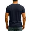 T-shirt Haut Manches Courtes Imprimé Mode Sport et Loisirs pour Hommes T-shirts Unis Pour