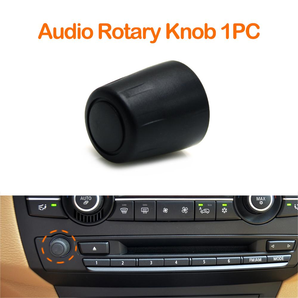 Car Dashboard Multimedia CD Player Radio Audio Volume Rotary Switch Button Knob For BMW X5 X6 E70 E71 E72 2007-2013 65126966510