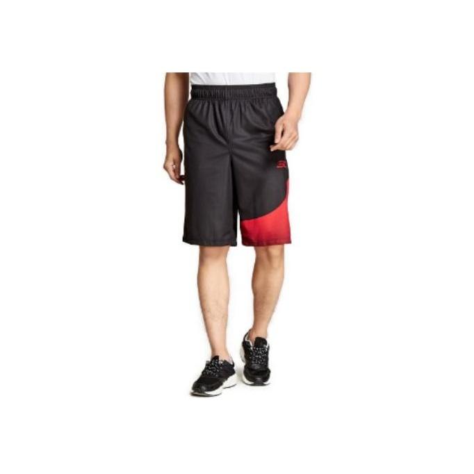 Under Armour Logo Print Basketball Shorts Men Shorts Red 1298338-002