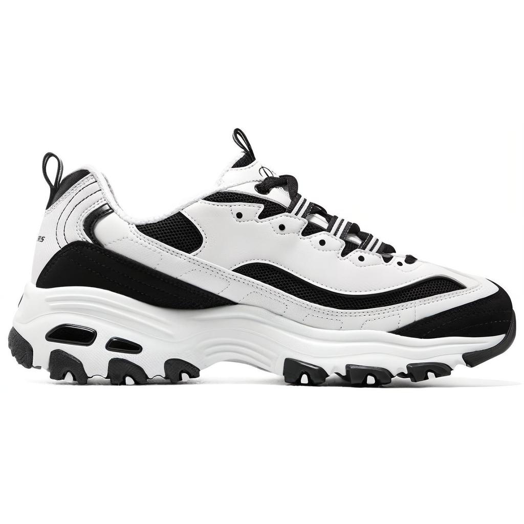 (WMNS) Skechers DLITES 1.0 'White Black' Women's 896121-WBK
