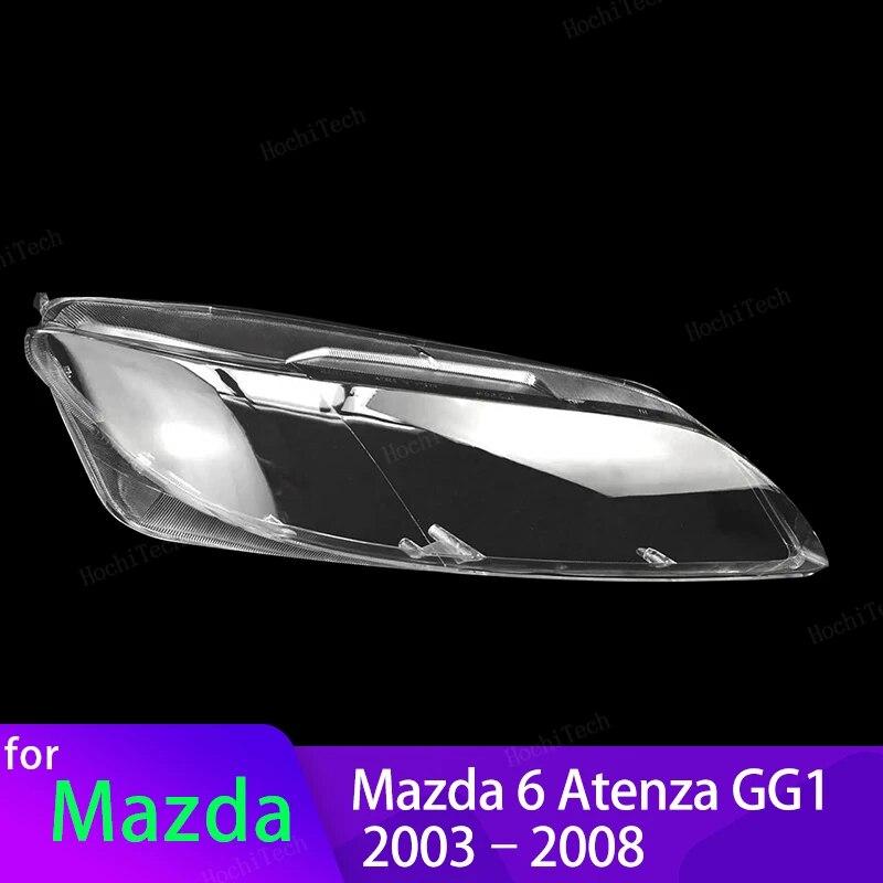 

Крышка для фар для Mazda 6 Mazda6 Atenza GG1 2003-2008, прозрачный корпус, линза для передних фар, стеклянный чехол для лампы