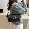 Summer New Solid Color Simple High-end Texture Temperament Commuter Women Versatile Portable Shoulder Underarm Bag Women