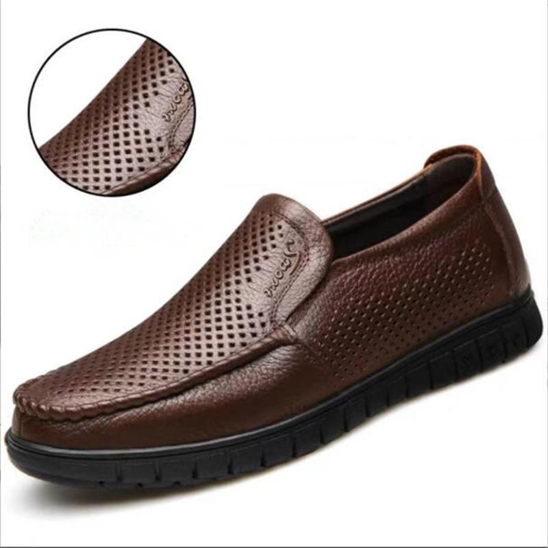 

Модная мужская обувь из натуральной кожи, повседневные кроссовки класса люкс, мягкие мужские кеды, дышащие мокасины на шнуровке, мужские туфли для вождения, zapatos hombre 44