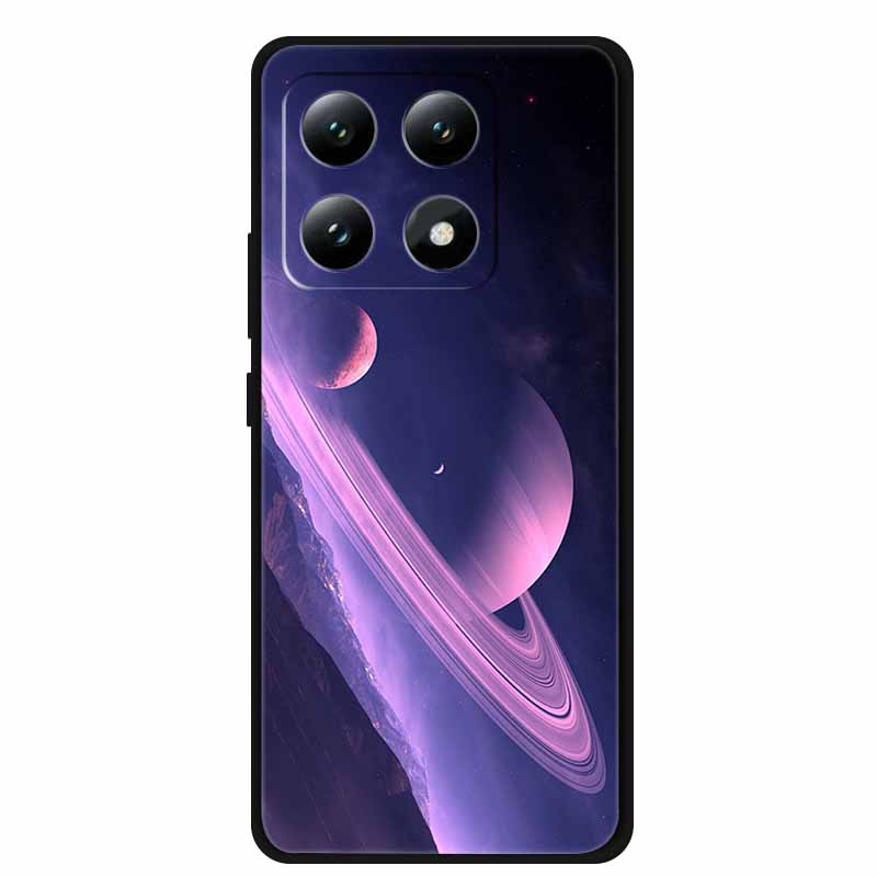 Handyhülle Für Xiaomi 15T Pro 5G Rückseite Hüllen Schwarzes Silikon Weiches Coque Für Xiaomi 15T 5G Hülle 15 T Pro 6,83" Fundas Schale