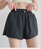 Women's High-Waist Quick-Dry Two-in-One Running & Yoga Shorts