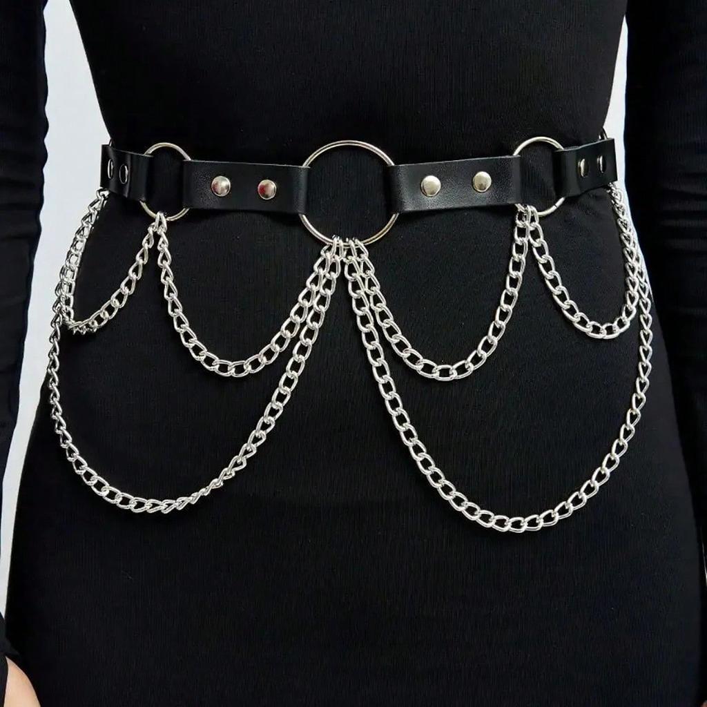 Hüttkette Sexy Fransen-Ketten gürtel Mode Kleidung Bühnenzubehör Damen