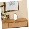 FOMIYES Folding Desktop Makeup Fashionable Makeup Car for Home and Salon Convenient Storage Mirror, Mirror, Design, Beige, Use,