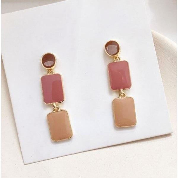 

Модные серьги-гвоздики в стиле ретро с опалом и драгоценным камнем