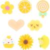 KIYOHARA Sweets Deco Deco Parts Mix S Parts 8 Pieces Y Yellow DW-03
