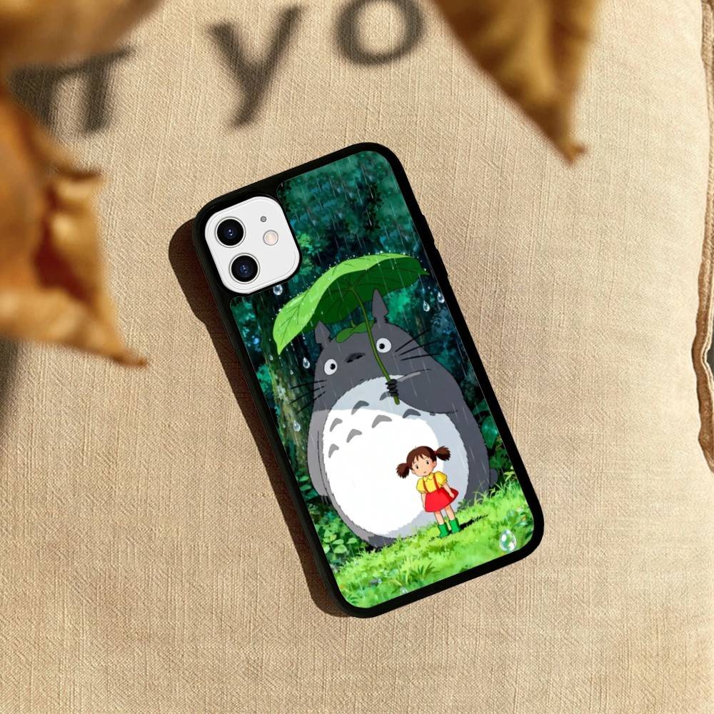 Cute T-Totoroes For iphone 17 Air 16 15 14 13 12 11 Pro Max TPU+PC Plus Shockproof Back Phone Cover