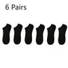 6 Pairs of Summer Sweat-absorbing Thin Breathable Short Socks Mesh Socks Female Summer Thin Bamboo Fibre Socks Women's Models