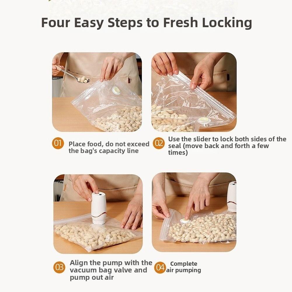 Wireless Electric Compressed Bag  Pump Space Saving Vacuum Bag Pump  Food Packaging