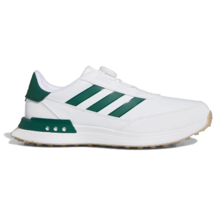 adidas S2G SlbBore24 Dämpning, Slitstarka Låga Golfskor Herr Vit Grön IF0291