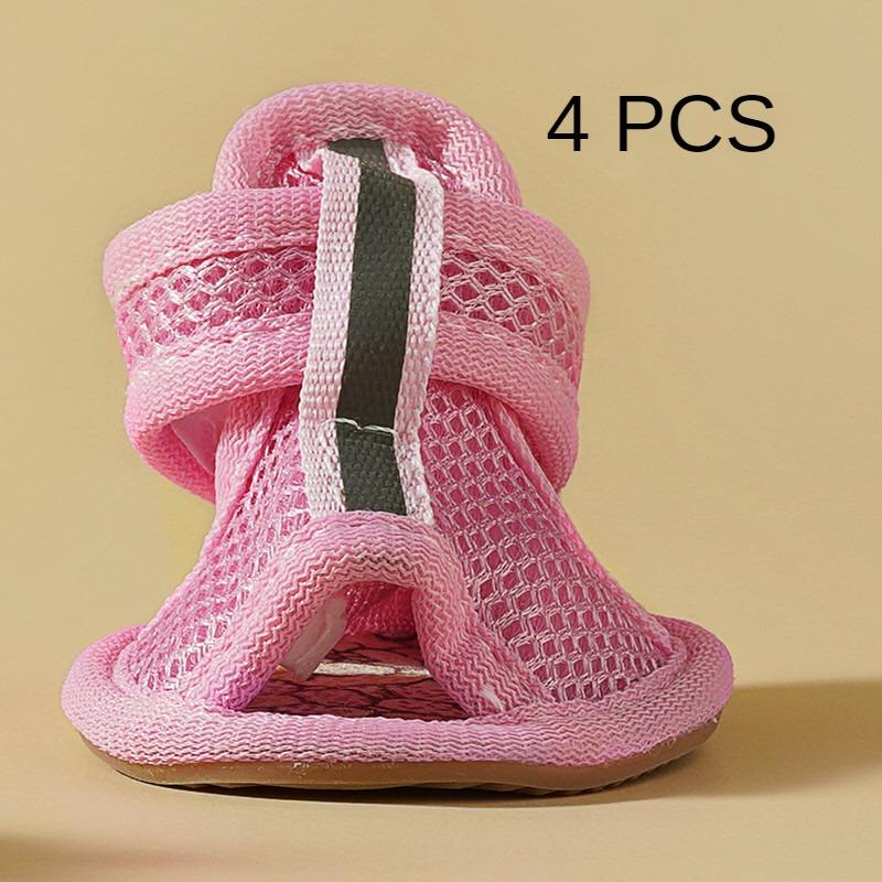 New Pet Shoes Cowgirl Bottom Mesh Sandals Dog Shoes Dog Sandals