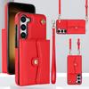 Wrist Strap Crossbody Phone Case for Samsung Galaxy S24 FE S25 Ultra S23 S22 S21 Plus A16 A15 A35  A55 A14 A54 A53 Wallet Card H