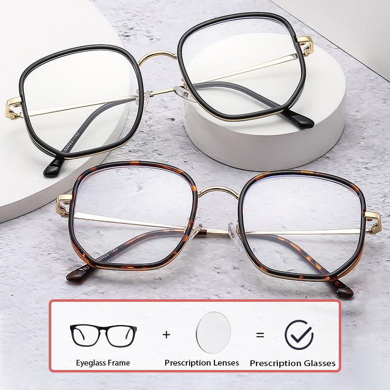 Myopia Glasses Fashion Anti Blue Light Blocking Men Women Eyewear Office Computer Glasses TR-90 Photochromic Optical Eyeglasses