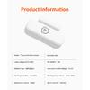 Tuya WiFi Zigbee Door Contact Sensor Wireless Door Detector Smart Life APP Safety Reminder Supports Alexa And Google Home