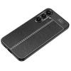 For Samsung Galaxy S24 FE Case Litchi Texture TPU Flexible Phone Cover