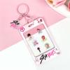 Cartoon Anime Movie Transparent Acrylic Keychain Pendant, Exquisite Gift Hanging Accessories For Backpacks