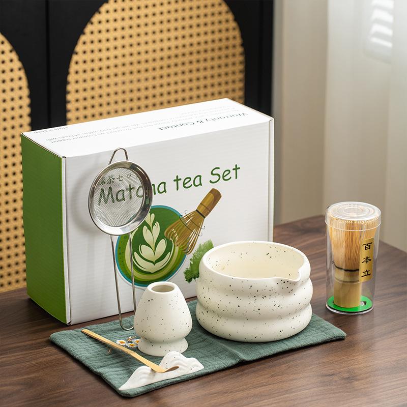 1 Set Matcha Whisk Set Includes Whisk Sets And Matcha Bowl With Spout Traditional Japanese Matcha Kit For Perfect Matcha