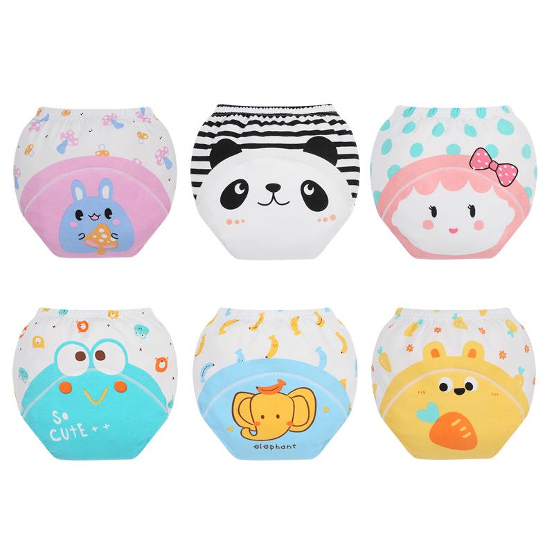 Klasse A Baumwolle Atmungsaktiv Waschbar Baby Trainingshosen für Mädchen: Sommer Mullwindel Unterwäsche