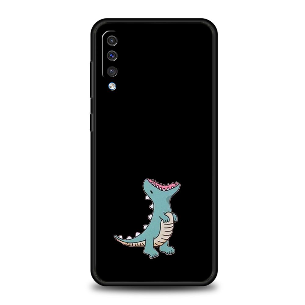 Cute Dinosaur Bear Couple Case For Samsung A15 A13 A51 A71 A41 A31 A21S A03S A05 A12 A32 A52 A22 A23 A25 A33 A53 A73 5G Cover