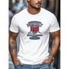 T-shirt da uomo, Rilassata e casual, Semplice e pulita, Con un design NORWAY OUTDOOR per l'estate, Manica corta girocollo