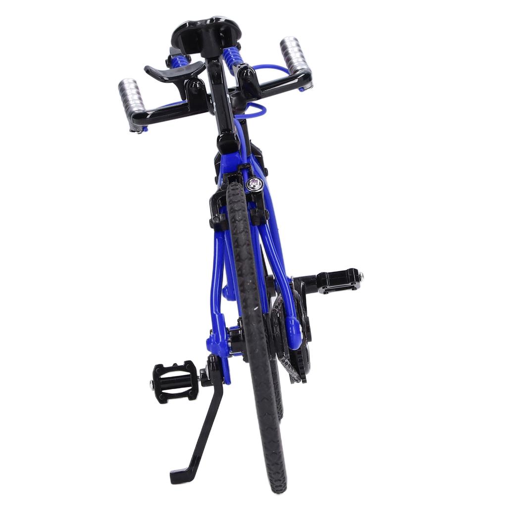 Finger Mountain Bike Alloy Mini Bicycle Model for Home Desk Workplace Office Decoration GiftsBlue