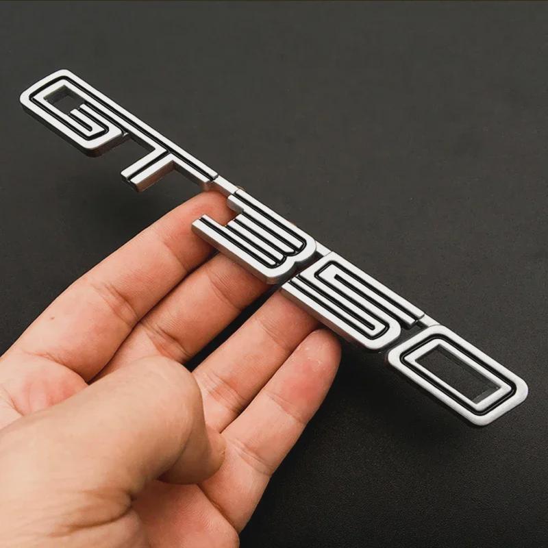 Metal Car Side Emblem Sticker Tail Trunk Badge Decal for GT GT350 GT500 S-helby Fiesta Focus Mondeo Kuga Ranger M-ustang