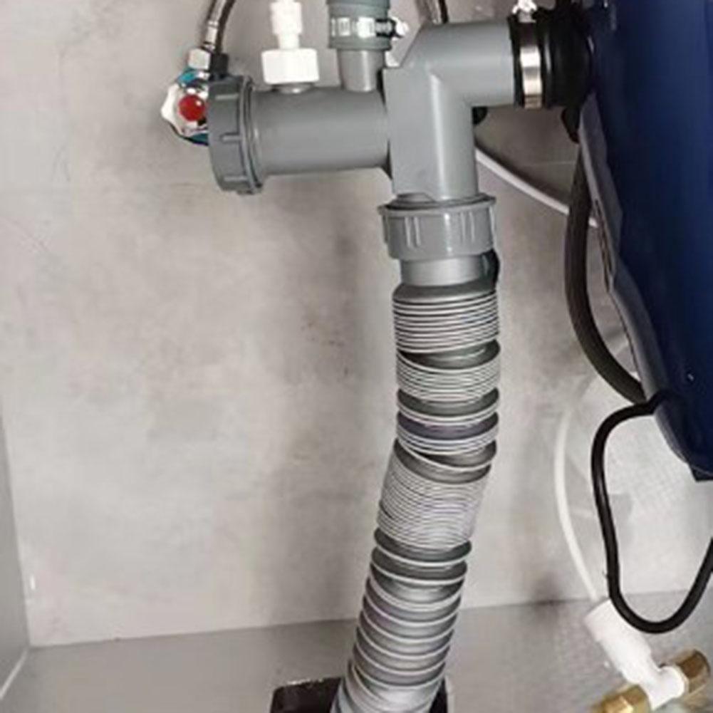 After Stretching 88cm Kitchen Drainage System Efficient Garbage Disposal Downspout High Flow Drain High Flow Capacity