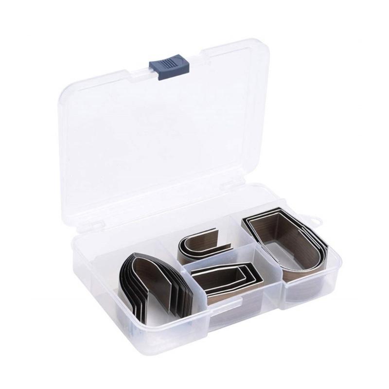 18Pcs Leather Corner Puncher Leather Craft Hole Punching Tool Leather End Punching Tool Carbon Steel Corner Cutter Tool