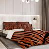 Tiger Pattern Print Duvet Cover Set UK Single Double Queen US Twin Full King Size Among Bed Linen Set