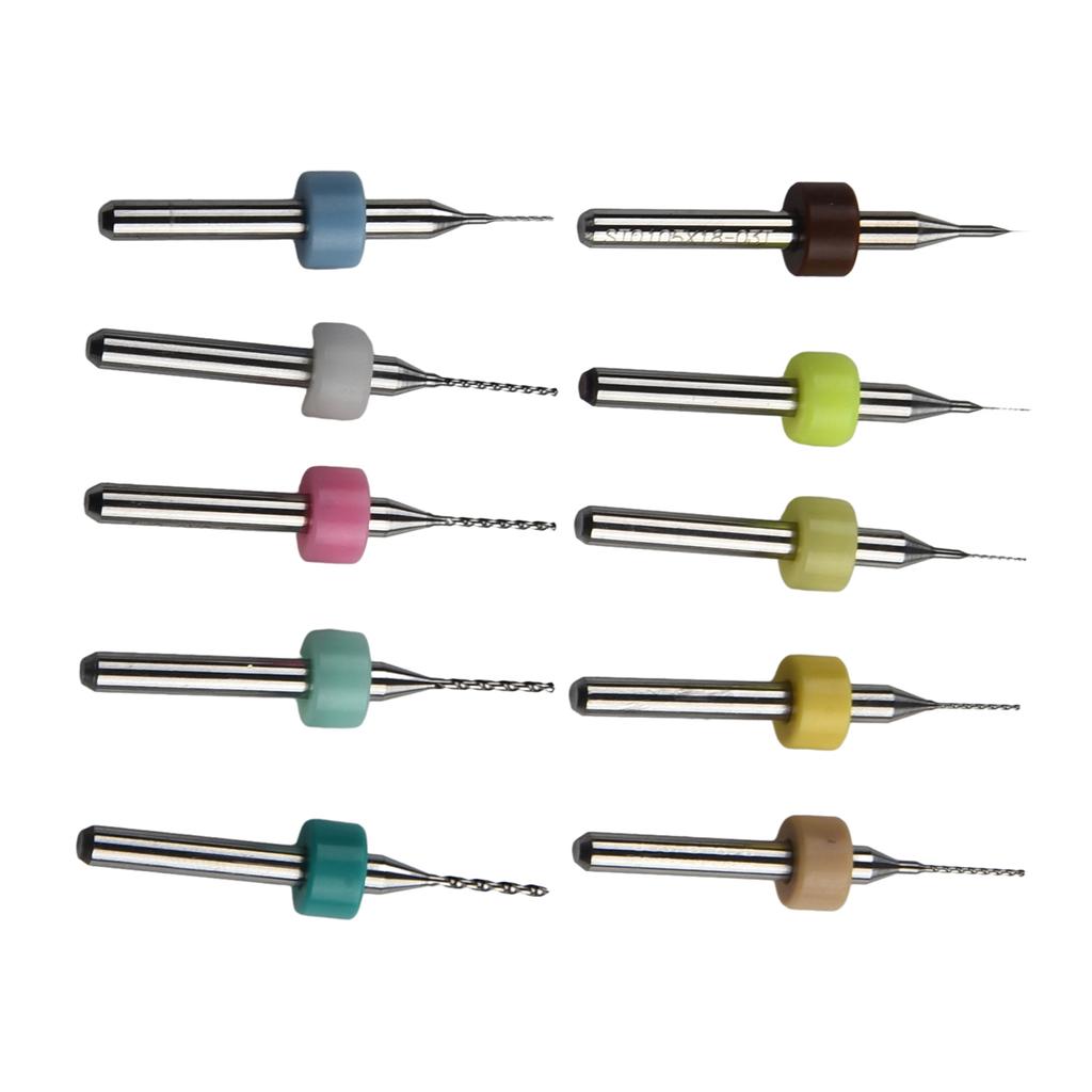 PCB Drill Bits Mini Tungsten Carbide For mold plastic copper 10PCS High quality