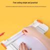 Sliding Safety Plastic Paper Cutter for Journaling and Office Use