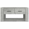 Coffee Table Concrete Gray 80 x 50 x 40 cm Particleboard