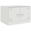 White Coffee Table 67 x 50 x 44 cm Steel