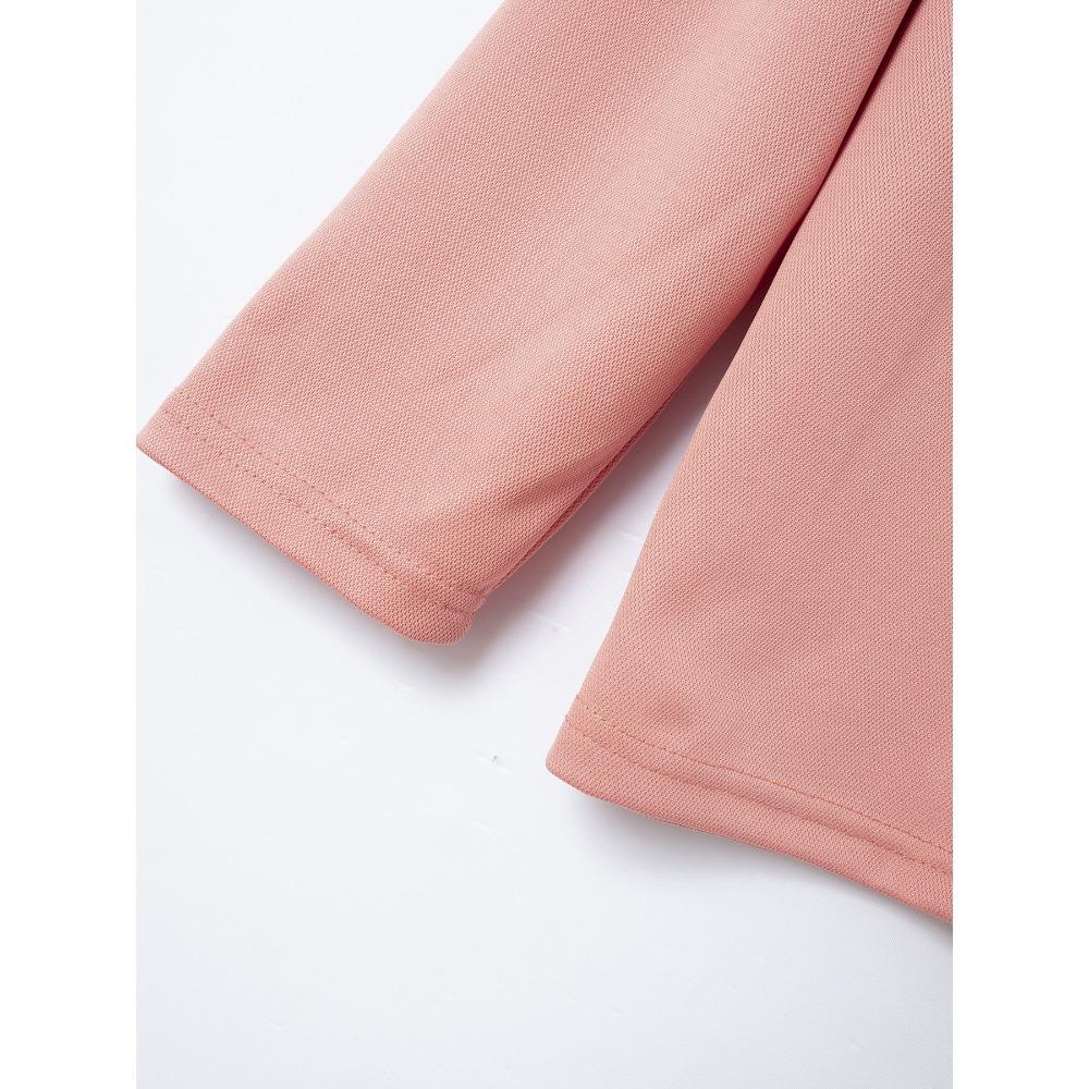 Men's Polo Shirt Button Solid Color Casual Long Sleeved T-shirt