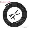 6.56Ft Car Windshield Wiper Washer Fluid Tube Hose Pipe Nozzle Parts Universal