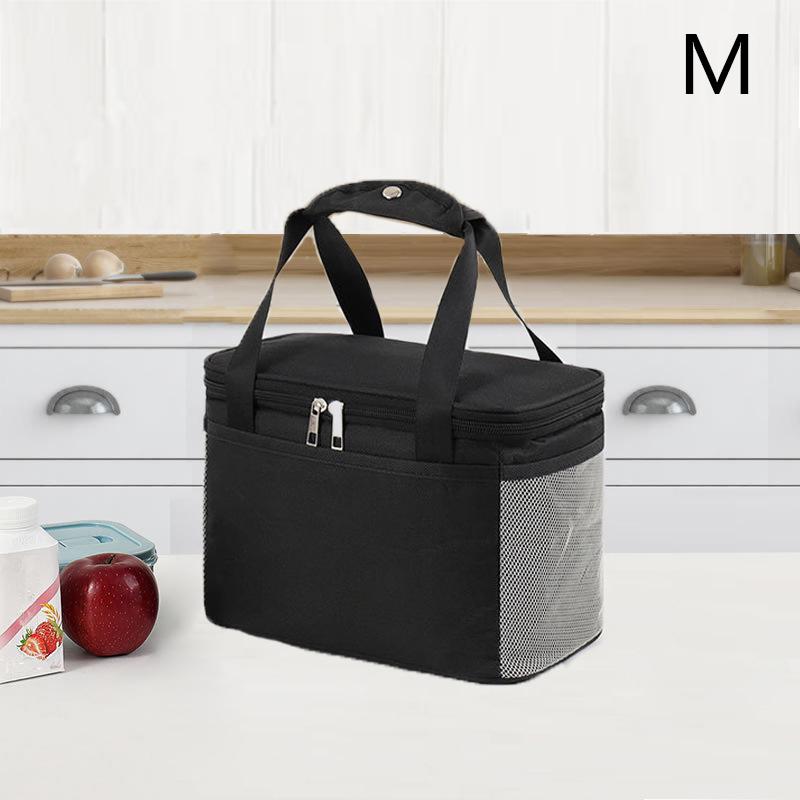 Outdoor Camping Picnic Bag Portable Lunch Bag Food Thermal Insulated Box Food Storage Bags Bento Pouch Dinner Container Handbag