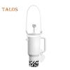 5-teiliges Trinkhalm-Set aus Silikon für 30/40-oz-Becher, inklusive Trageriemen-Anhängern, BPA-freies Becherzubehör für Hydroflaschen