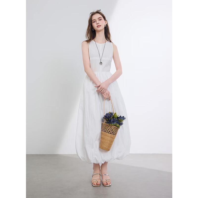 

Sancai 2025 Summer French Style Little White Sleeveless Dress XL (170/92A)