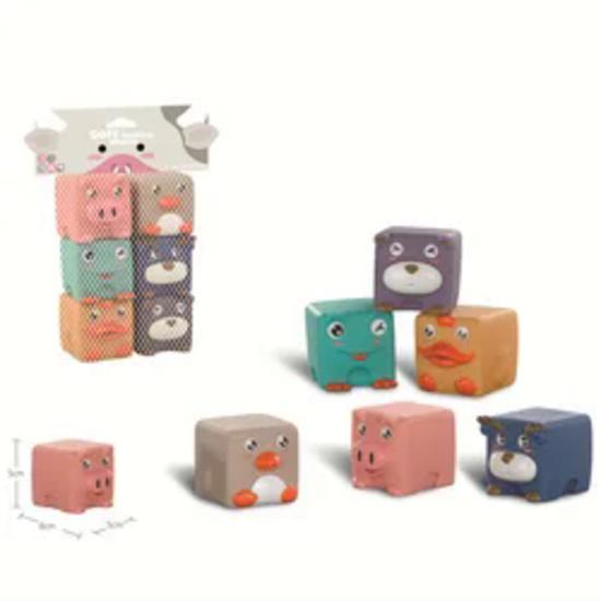 

Мягкие строительные блоки, детские игрушки, прорезыватели, образовательные игрушки для игр, детские складывающиеся кубики, детские мягкие игрушки