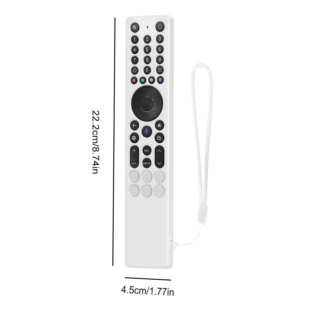 For TCL RC833A Silicone Remote Control Case Anti-Scratch Drop-Proof RC Cover Waterproof Television RC Shell Smart TV Accessories