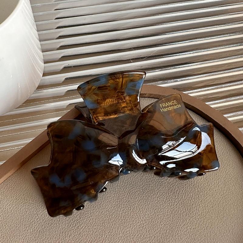 

9 см Средние Розовые Крабы для Волос для Девочек и Женщин Ацетатные Заколки для Волос с Бантиком Элегантные Завязки Аксессуары для Волос