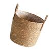 Wicker Plant Basket with Handles Basket Flowerpot Planter Woven Rattan Plant Pot Straw Planter Grocery Toy Storage