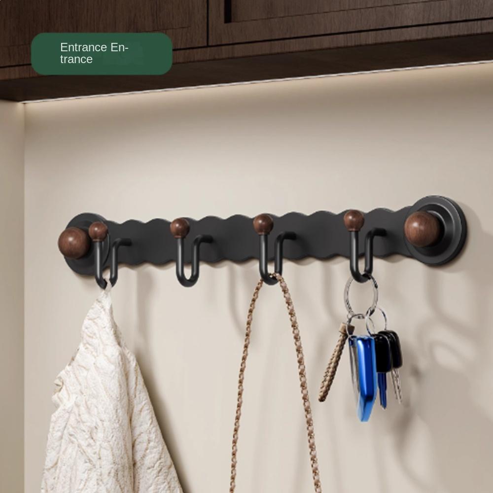 Creative Door Rear  Hook Strong Load Bearing Hanging Clothes Hook Suction Cup Bathroom Hook  Towels