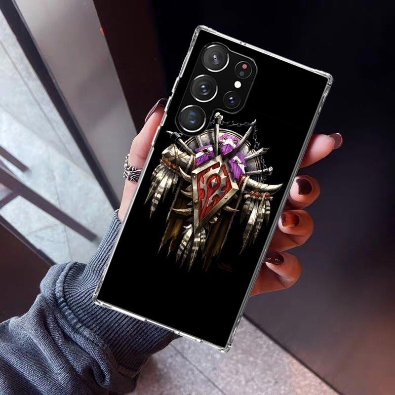 W-World Of W-Warcraft W-Wow Phone Case For Samsung Galaxy S23 S24 S25 Edge S26 Ultra S22 + S21 Plus S20 FE Cover Silicone Print