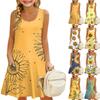 Children's Sleeveless U-neck Summer A-line Floral Casual Holiday Dress
