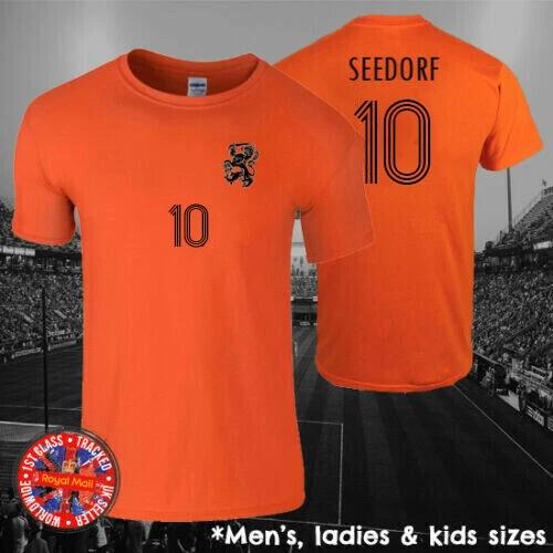 Clarence Seedorf Holland Inspired Football T-shirt, Men s, Ladies, Kids XL