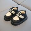 Kids' Cartoon Winter Snow Boots: Soft, Non-Slip, Fleece-Lined Shoes for 1-3 Year Olds.